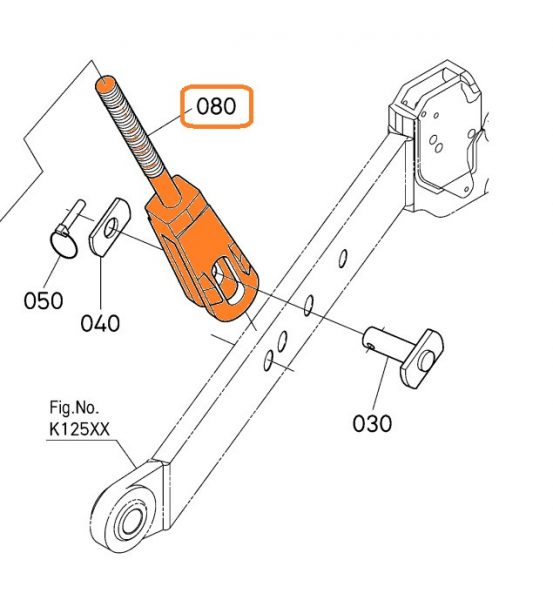HORQUILLA ASCENSO KUBOTA 3C081-91260